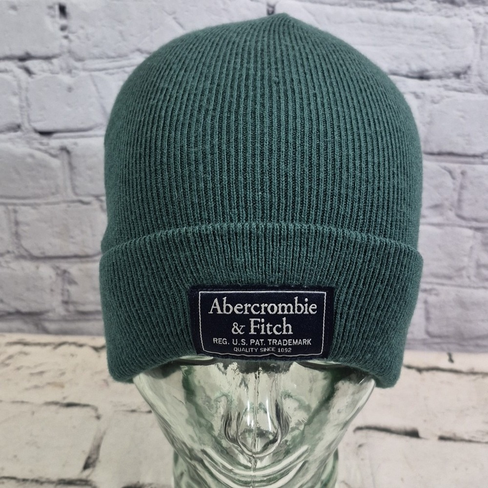 Abercrombie And Fitch Beanie Hatβ Unisex Dark Green Outdoor Hiking Ski Cap